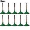 10pcs OO/HO Scale Street Light Model Wall Lamp Posts Led Ceiling Lamps LED Street Light Sand Table Model Building Layout Supplie 5