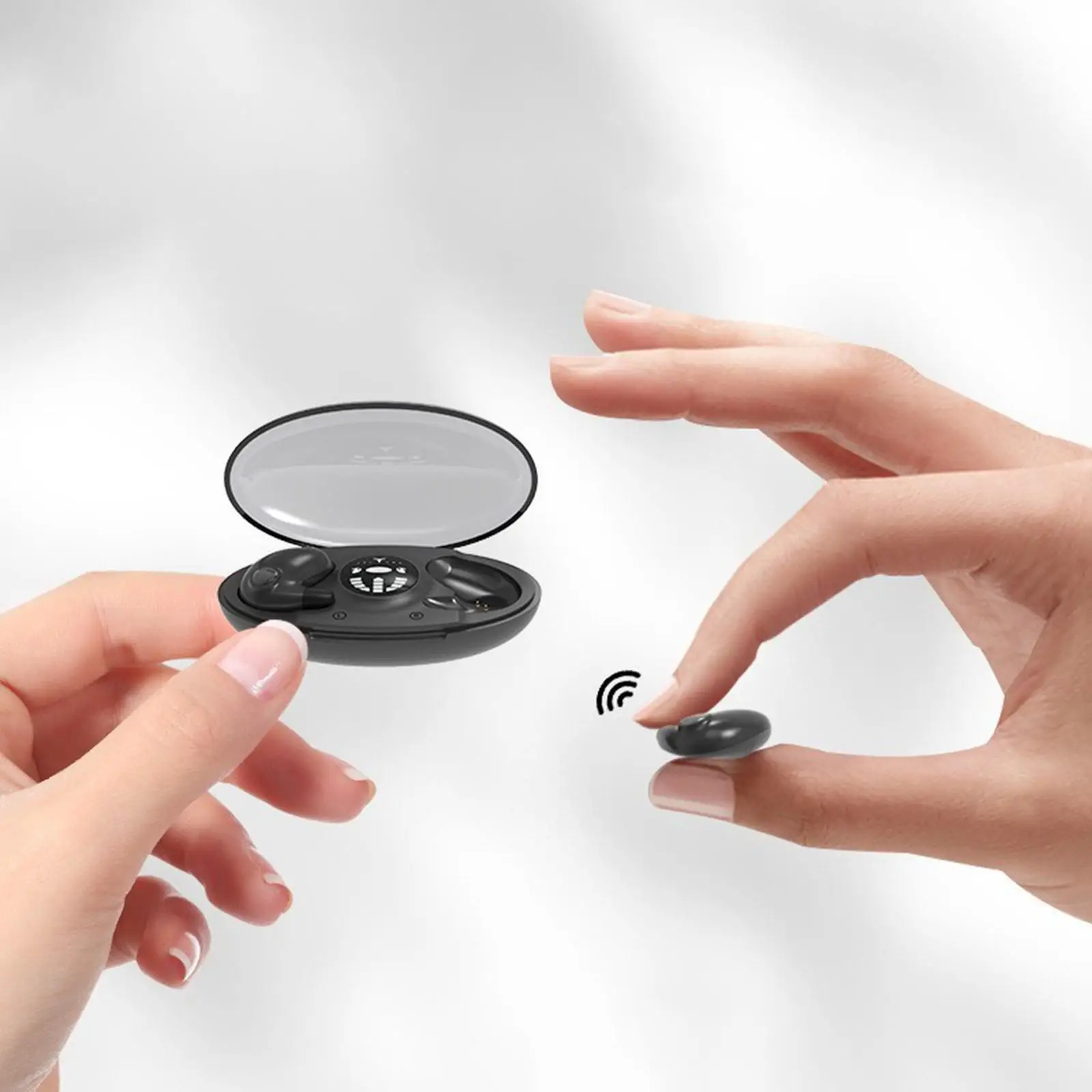 Mini in Ear Earphones IPX5 Waterproof HD Call Stereo Sound Wireless Earbuds Skin Color 2