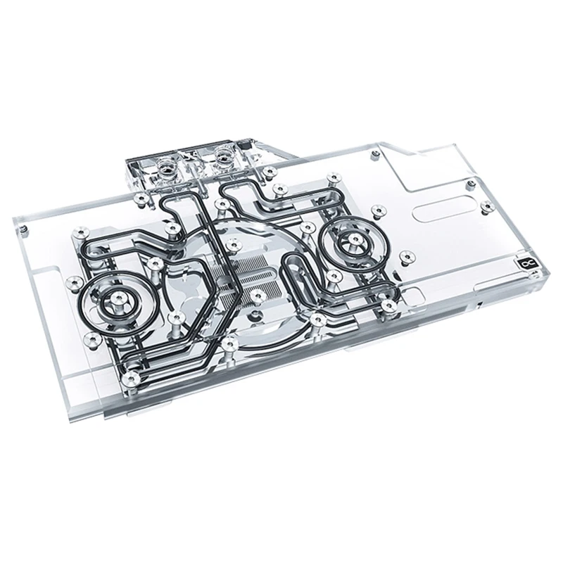 Alphaool Eisblock Aurora Acrilico Water Block Compatibile Sapphire Nitro + Radeon Rx 6800 Xt/6800 Xt Se/6900 Xt/,16Gb Gddr6 Cooler