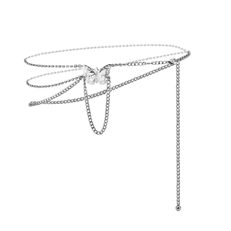 

Цепочка-бабочка, цепочка на живот для платья, пояс-цепочка для женщин, пояс-цепочка со стразами, пояс-цепочка на талию