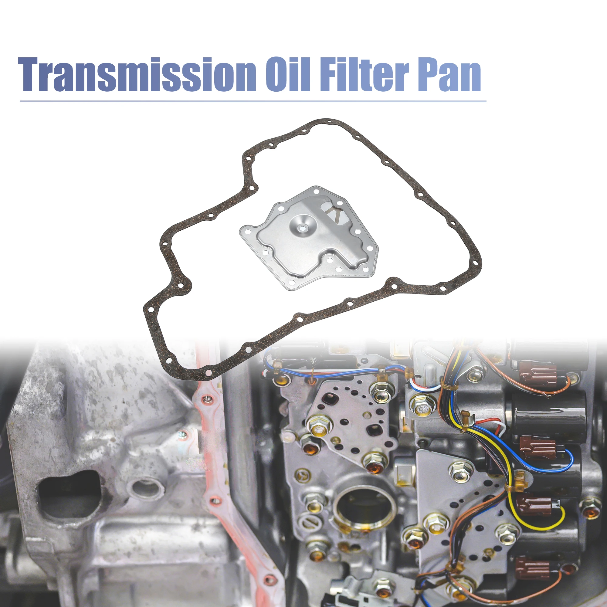 Transmission Filter Oil Pan Gasket Kit X Autohaux No.3172831X01 for Nissan Versa 2011 2007 Sentra