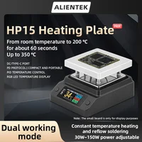 ALIENTEK HP15 Hot Plate Preheater MINI Heating Plate PD Digital Constant Temperature 350℃ Repair Intelligent  Heating Tool 1