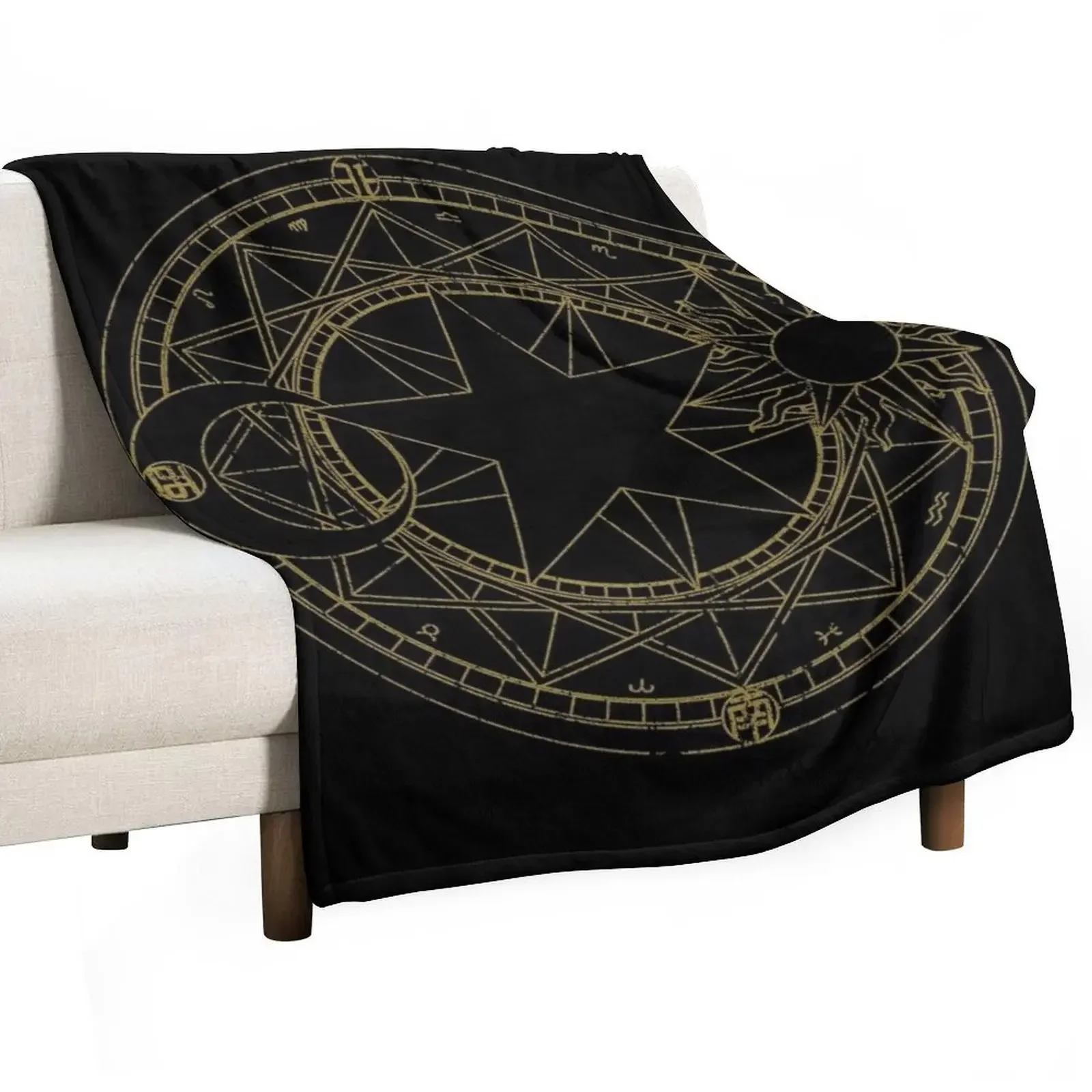 

Sakura's Magic Circle Throw Blanket anime christmas gifts Blankets