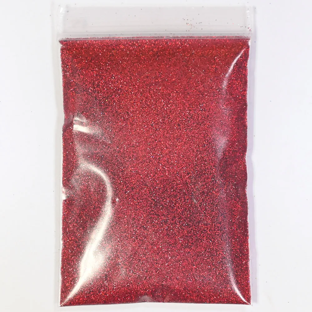 Laser Silver Holographic Chrome Nail Powder - Extra-Fine Glitter for Mirror Effect Nail Art, 50g