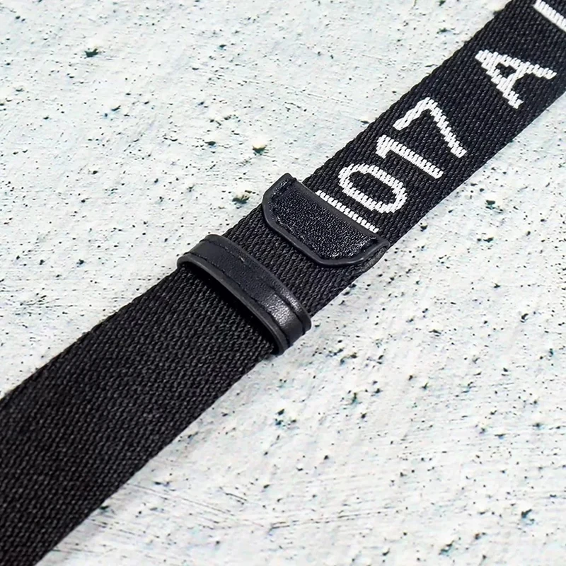 High Quality Woven Letter Logo 1017 ALYX 9SM Belt Functional Tactical Metal Buckle Street Unisex Adjustable Waist Belt Men Women