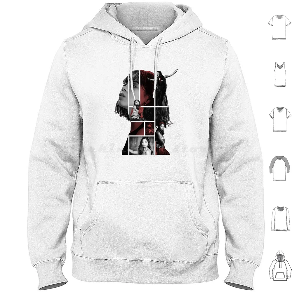 Eva Noblezada Felpe Con Cappuccio Manica Lunga Hadestown Miss Saigon Les Miserables Eva Noblezada Musical Broadway Dear Evan Hansen