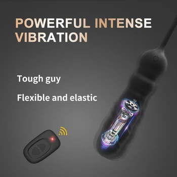 Male Prostate Massager Vibrator Wireless Butt Anal Plug Penis Cock Ring Scrotum Ballstrecher For Men Buttplug Adult Sex Toys 3