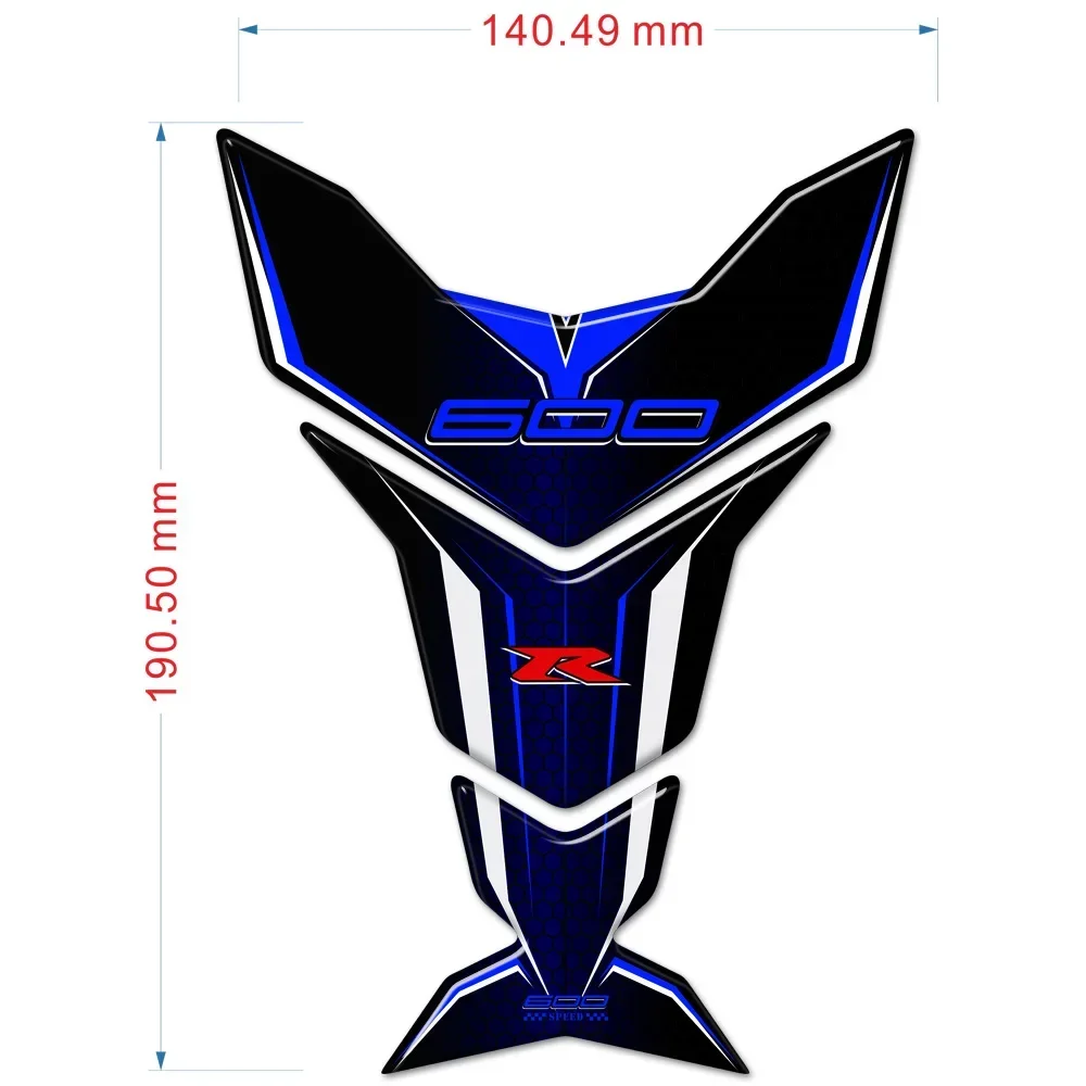 Motorcycle Fairing Tail Sides 750 Stickers Decal Emblem For Suzuki GSXR 600 1000 GSXR1000 GSXR600 GSXR750 Accessory