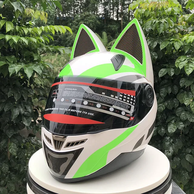 Nitrinos Neko Helmet Nitrinos Cat Helmet Full Face Men Motocross