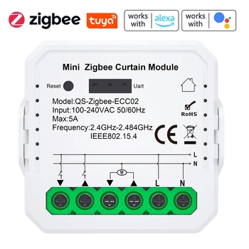 โมดูลม่าน Tuya ZigBee เป็นเครื่องใช้ไฟฟ้าภายในบ้านอัจฉริยะที่รองรับการควบคุมระยะไกลและการควบคุมด้วยเสียงของ Alexa สำหรับบ้าน 7