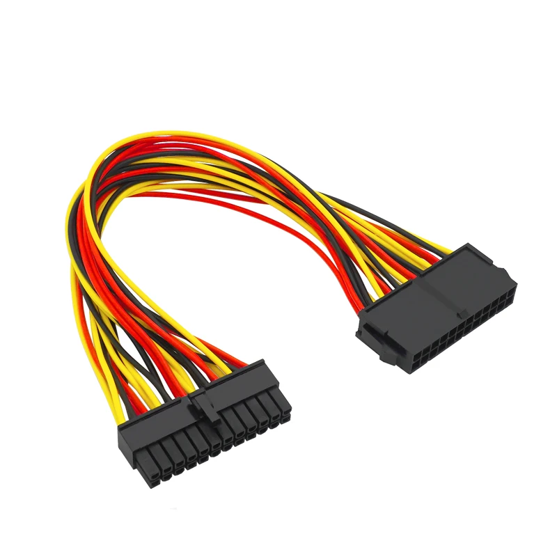 

ATX 24 Pin Male to 24Pin Female Power Supply Extension Cable Internal PC PSU TW Power Lead Connector Wire 30CM 1PC Drop Ship