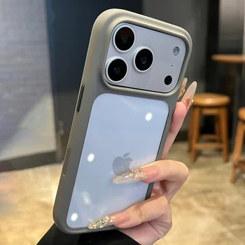 Advanced Silicone Soft Edge Transparent Hard Back Panel Case For iPhone 17 17 Pro 17 Pro Max Shockproof Phone Case Cover Gift 1