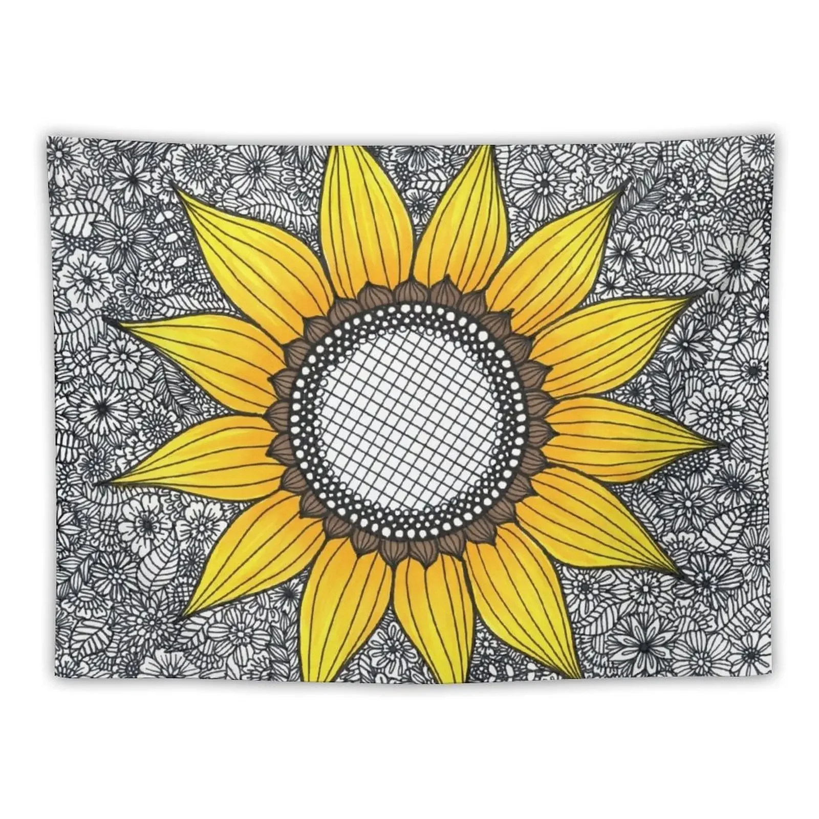 

Sunflower Pattern Tapestry Home Decorations Decorations For Room Tapestry