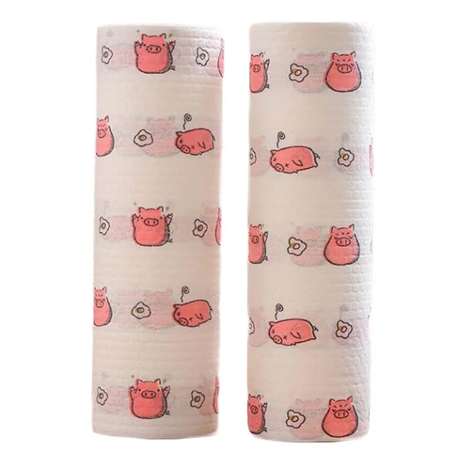 Cute Disposable Kitchen Paper Towels 2 Rolls
