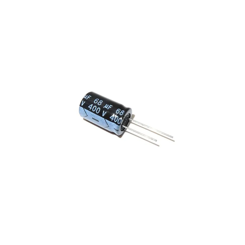 1PCS/Lot 400V68UF Size 16*25 mm 68UF 400V 68UF DIP Aluminum Electrolytic Capacitor New Good Quality