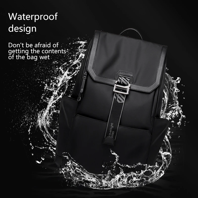 Arctic Hunter Men's High Quality New Waterproof Trend Buckle Hook Backpack Business Leisure Computer Backpack College Student Sc 3