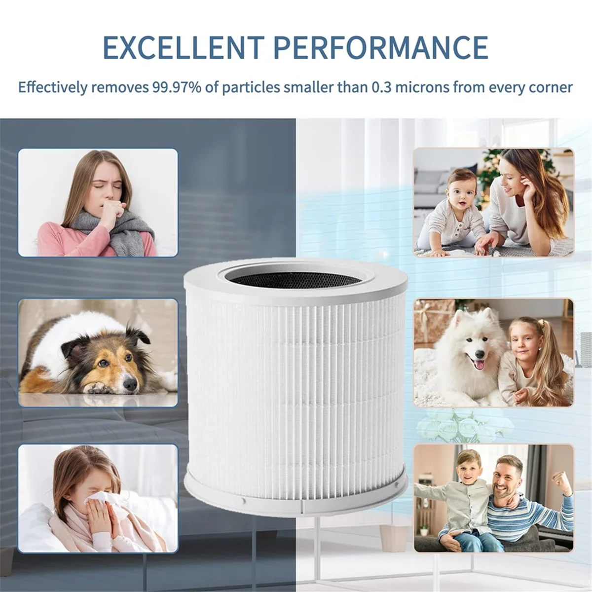 Popular Air Purifier Filter for Xiaomi Air Purifier 4 Compact Filter Smart PM 2.5 with Activated Carbon