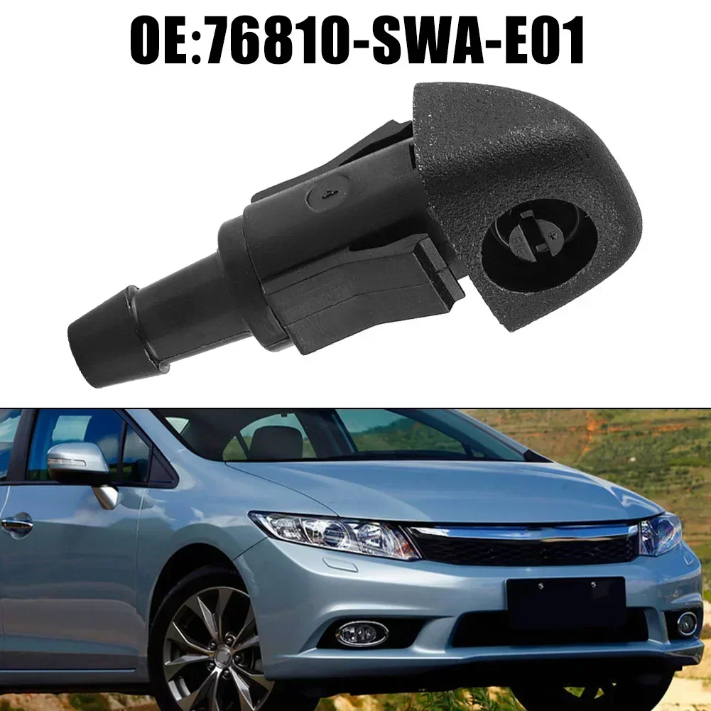 Long Lasting Black Windscreen Wiper Washer Spray Nozzle For For HONDA Compatible With HONDA CIVIC V (1993 1995)