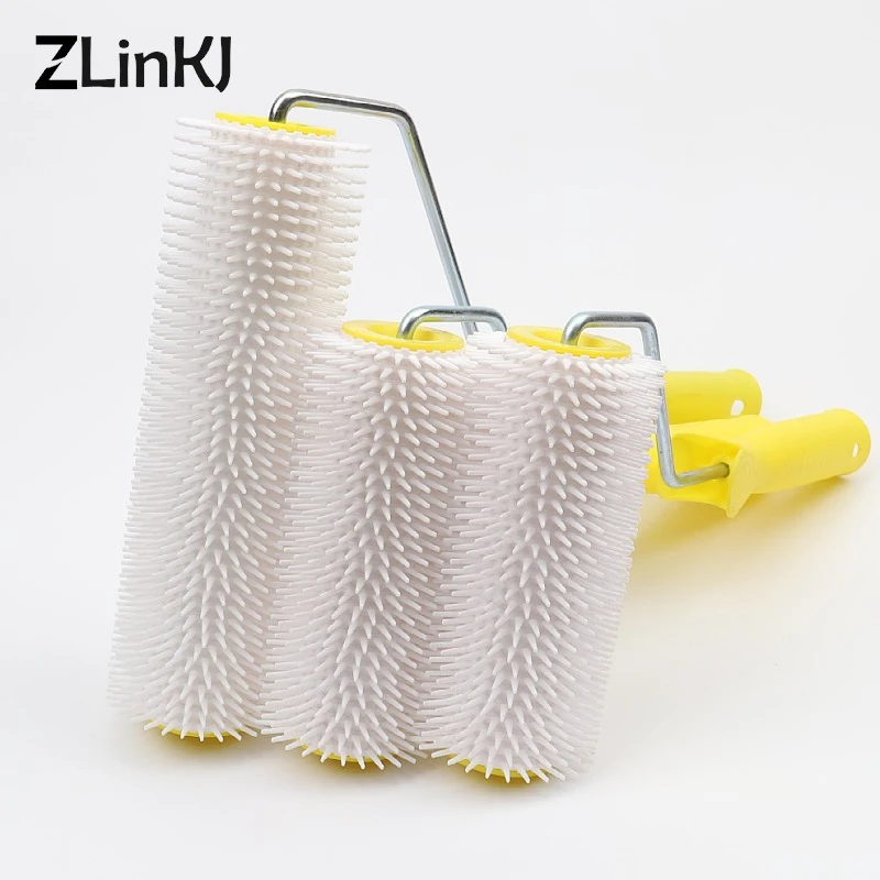 1PCS Spike Roller Latex Floor Self Compound Roller Leveling Screed Spiked Roller Paint Brush paint roller brush self leveling screed roller