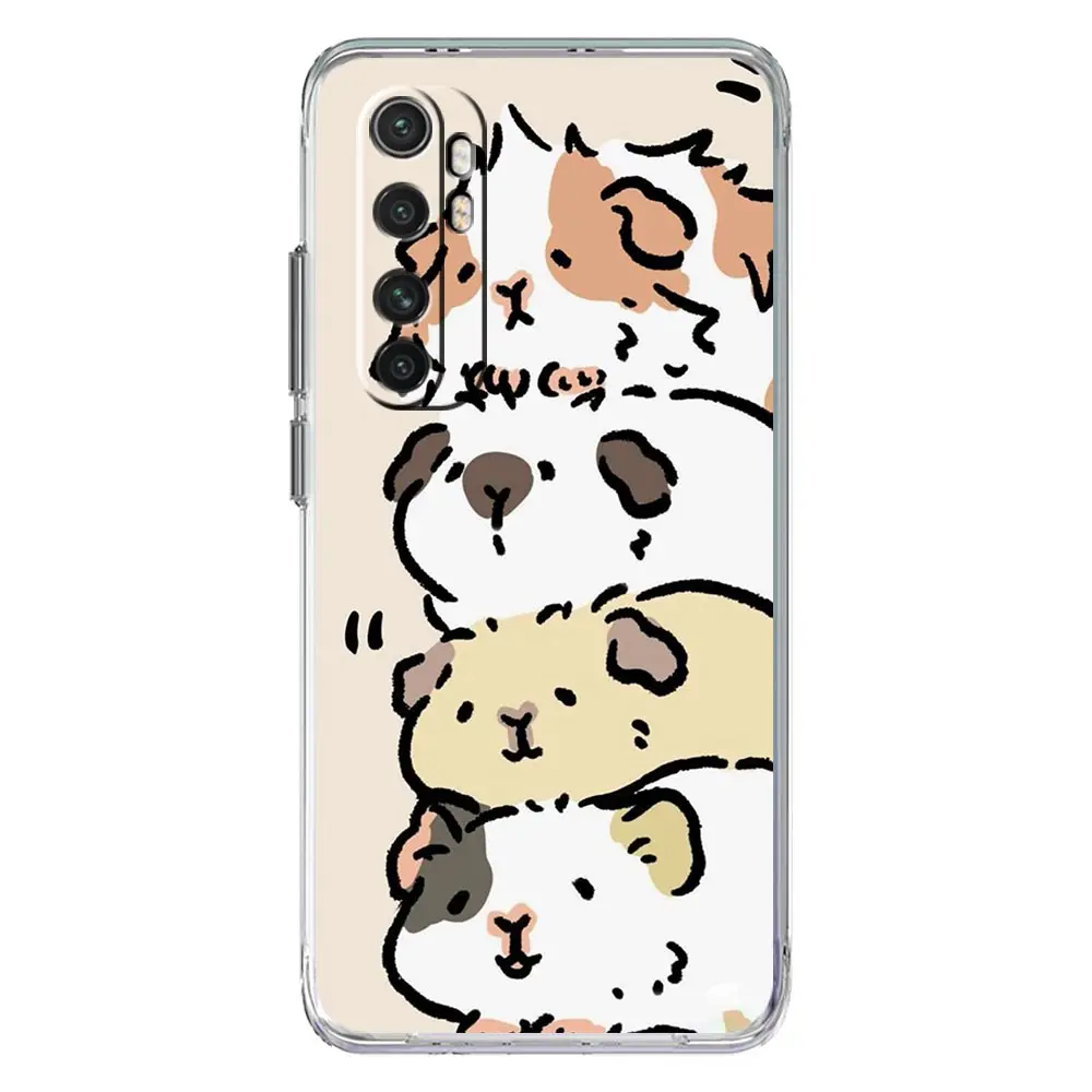 Clear Guinea Pig Cute Animal Phone Case Cover