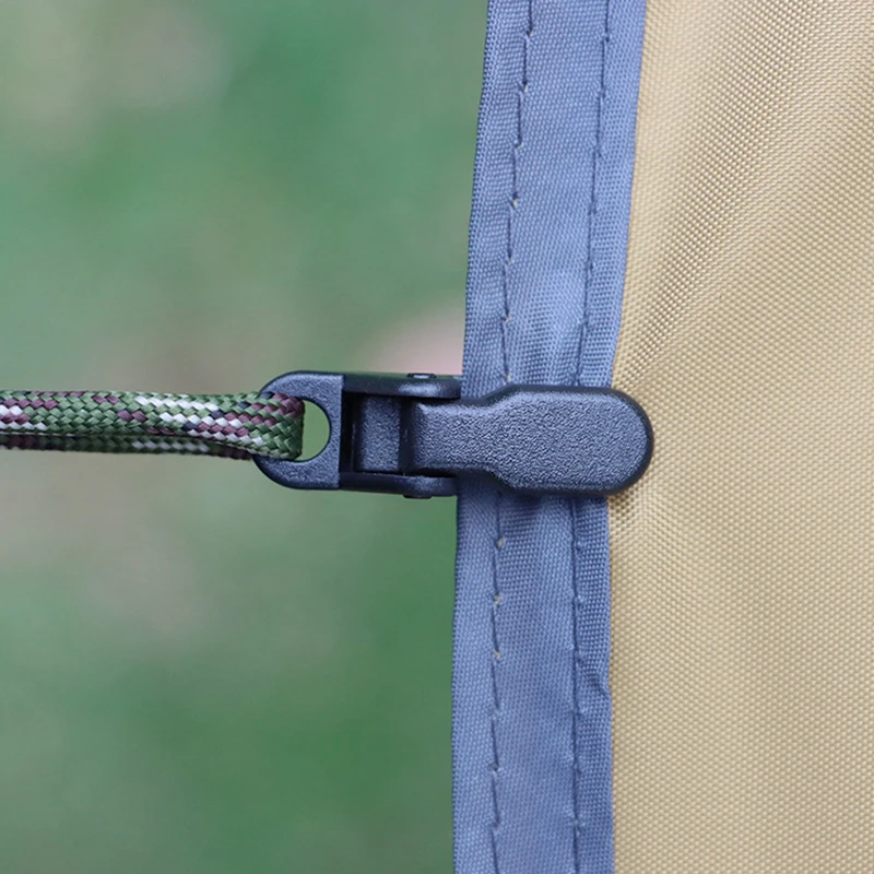 

10 Pcs Tent Installation Crocodile Clip Outdoor Camping Canopy Hook Tent Windproof Fixing Clip