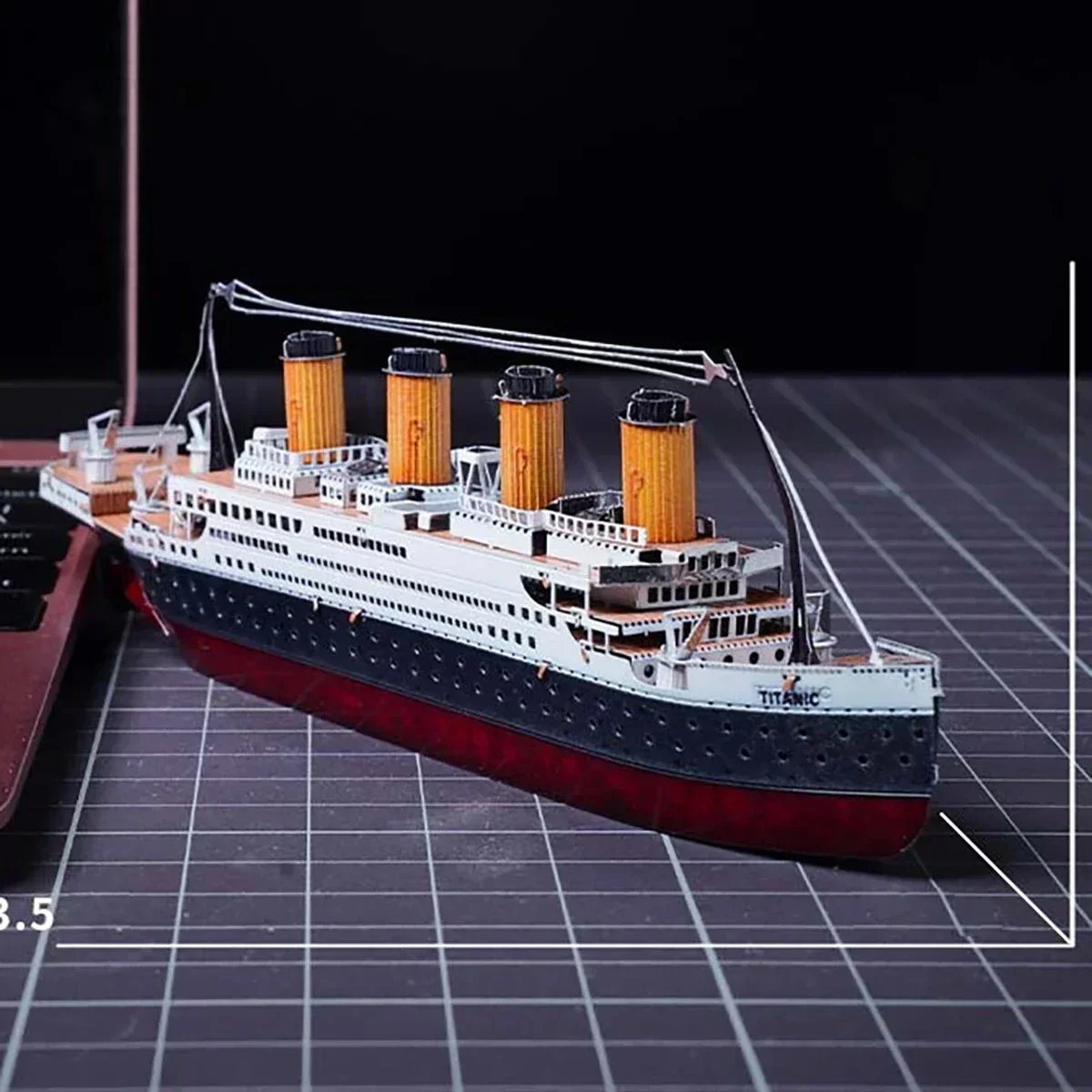 Titanic 3D Metal Puzzle model kits DIY Laser Cut Puzzles