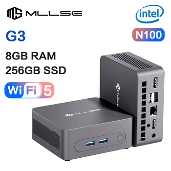 MLLSE G3 Mini PC Alder Lake N100 Windows 11 Pro Intel 12th DDR4 8GB RAM 256GB ROM WiFi 5 BT4.2 Desktop Computer Mini Pc Work 1