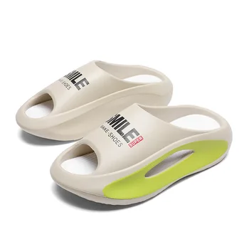 ⁦Summer Slippers for Men Women EVA Soft-soled Platform Slides Unisex Sneaker Sandals Casual Beach Shoes Indoor Outdoor Big Size⁩ – תמונה ⁦1⁩