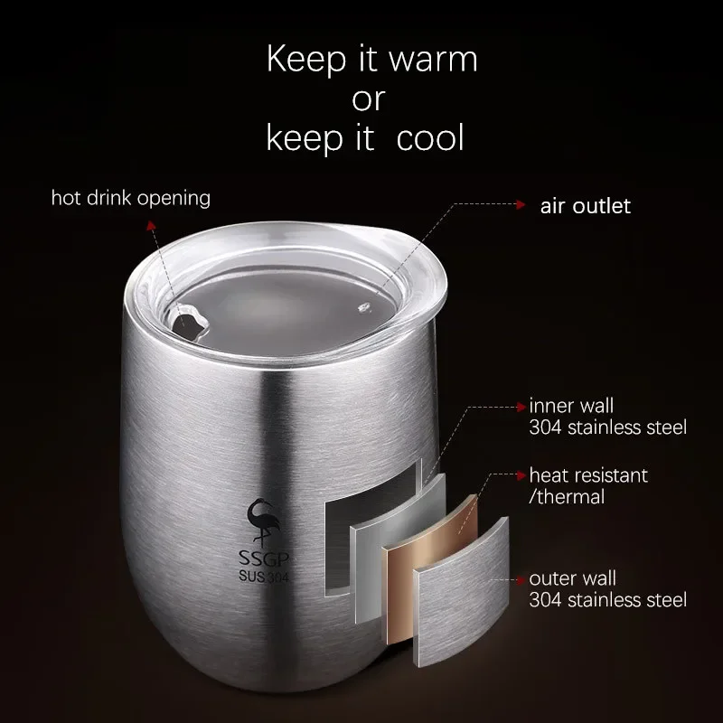 Yerba Mate Tea Cup Double Wall 304 Stainless Steel Cup With Lid Heat Resistant Portable Tea Mug With Straw And Brush tea cup yerba mate cup insulated tea cup