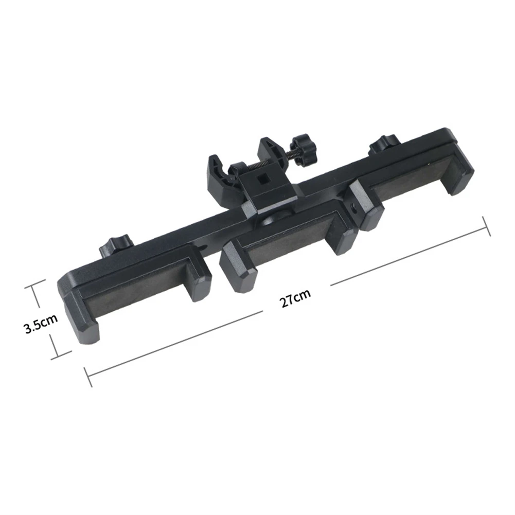 

Clamp Cell Phone Holder Universal Bracket For Live Video Multi-Purpose Selfie Bracket Stand Triple Clip Tripod