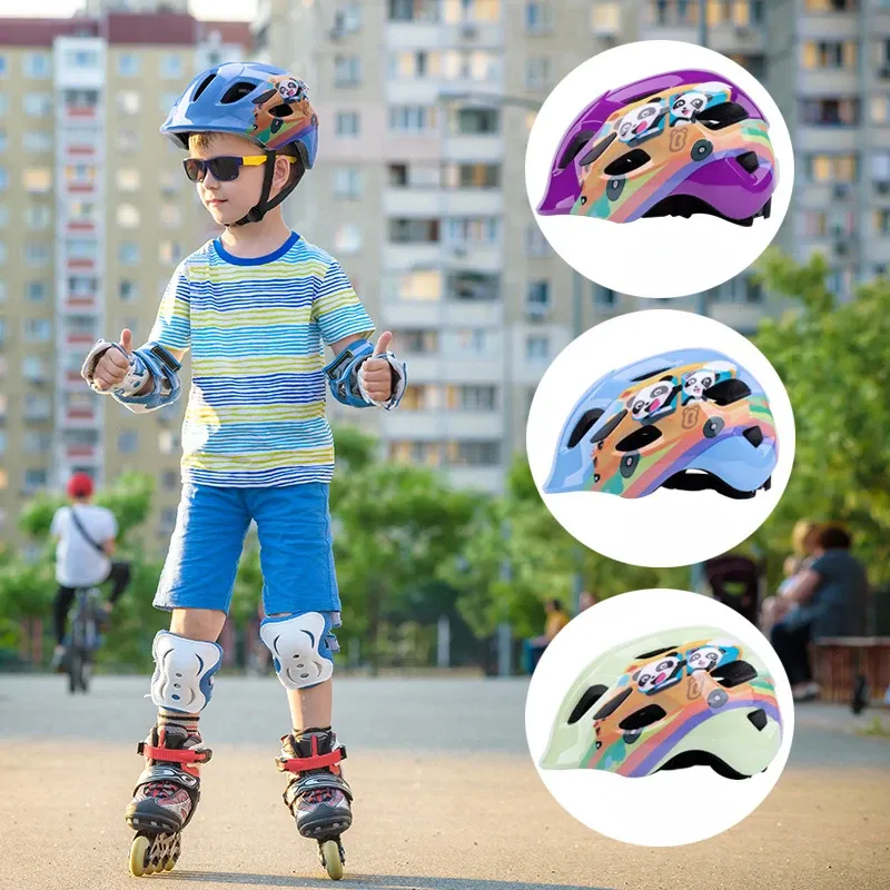 Kids Cartoon Multi-Sport Safety Helmet Certified Bicycle Skateboard Protective Gear for Children Ages 3-8 Outdoor Sports