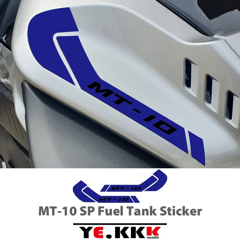 MT-10 Curve Fuel Tank Sticker Set No Background Die-cut Decal For YAMAHA MT-10 MT10 MT-10SP  SP Curve Fuel Tank Stickers Custom