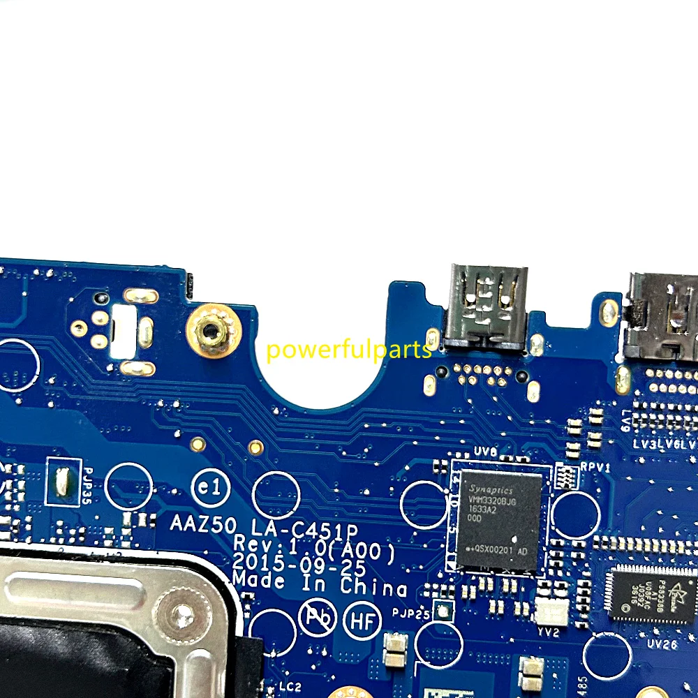 i5-6300u i7-6600u cpu on-board 0t0v7j 0h7y7k aaz50 LA-C451P funcionando bem