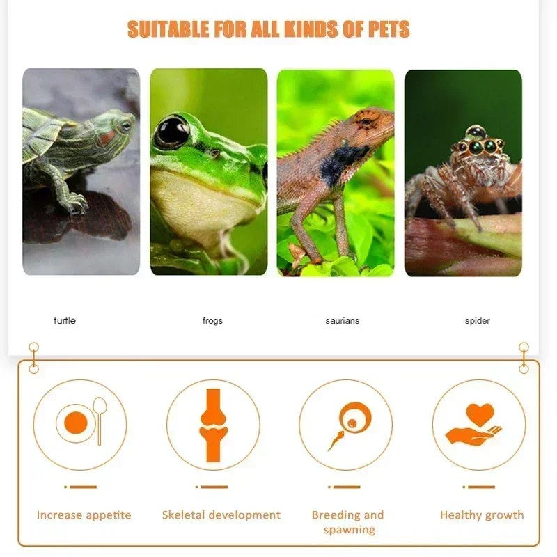 110-240V 8W Turtle Basking Light Lamp UVA UVB 10.0 Full Spectrum LED Reptile Heat Bulb For Amphibian Accessories