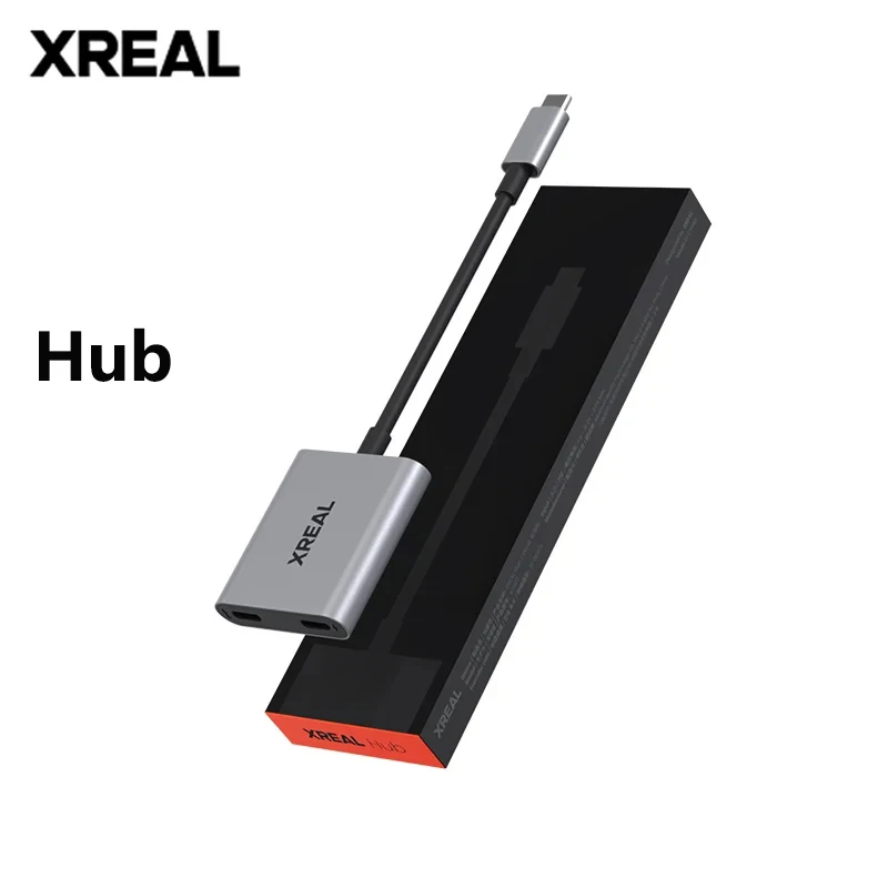XREAL Hub 120hz 2IN1 USB-C PD Fast Charging Adapter Portable