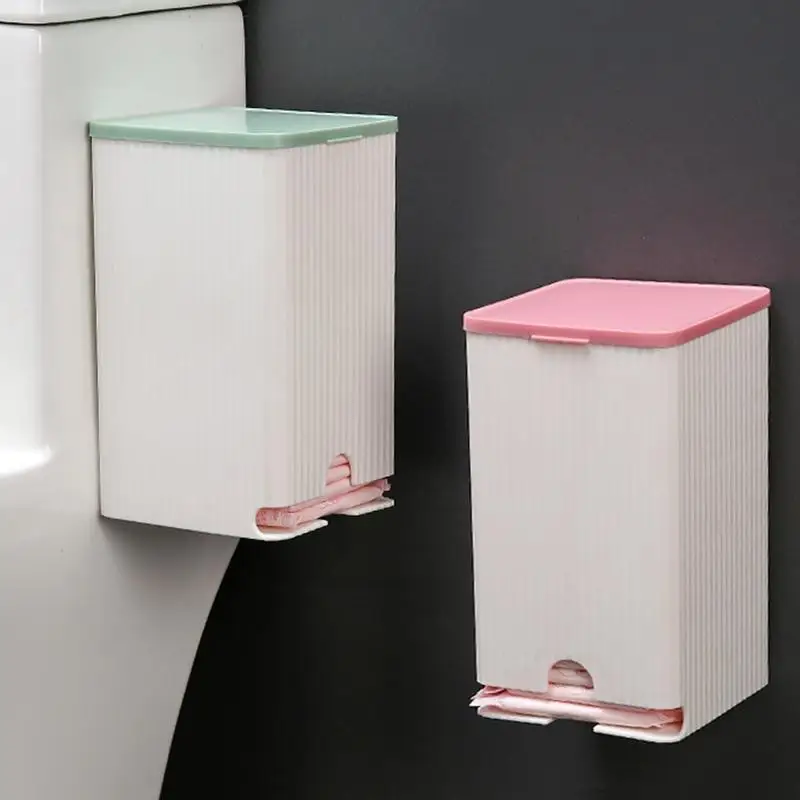 Bathroom Napkin Holder Wall Mount Paper Towel Dispenser Multifunctional Sanitary Napkin Storage Box Restroom Cotton Swab 2