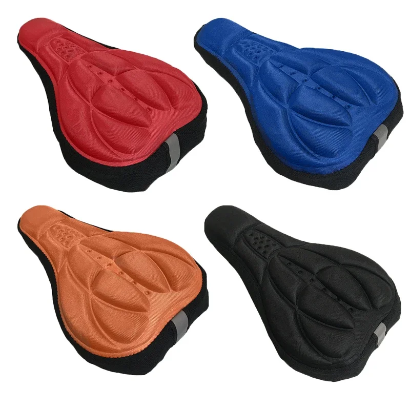 3D Soft Foam Bicycle Seat Cushion Cover - Comfortable Cycling Saddle Accessory