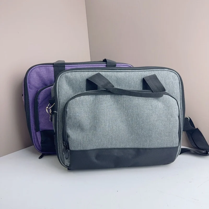 Borsa per Proiettore, Custodia per Proiettore con Tasche Porta Accessori e Cinghie Regolabili, Borsa da Trasporto Portatile - immagine 6