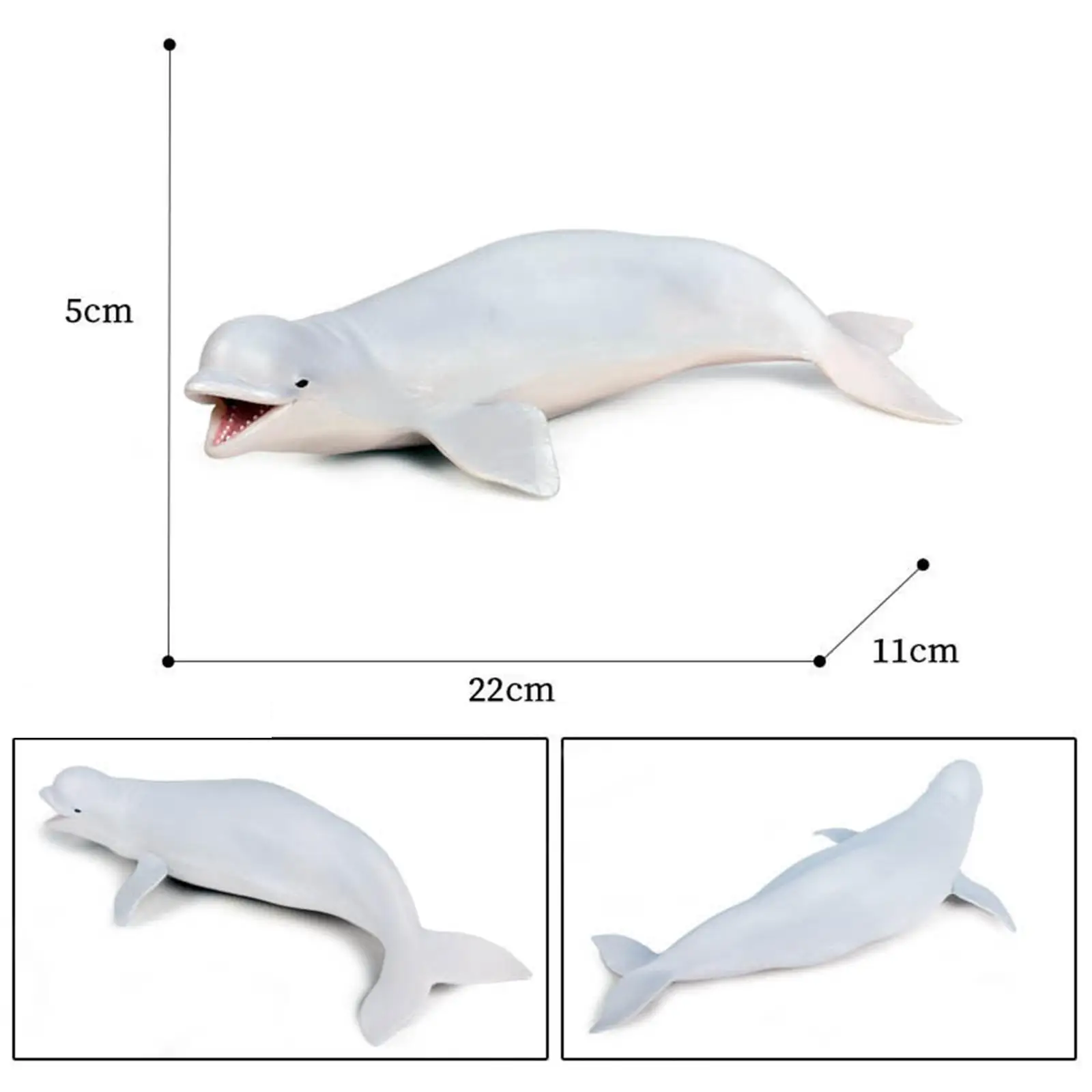 Sea Animal Whale Toy Figure Simulation Marine Whale Toy Party Sea Animal Figurine Education Project for Kid Children Girl