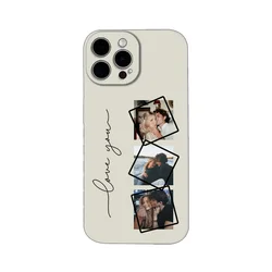 Personalized DIY Matte Shockproof Phone Case - Customizable Protective Soft Back Cover for iPhone 12 Mini (Beige)