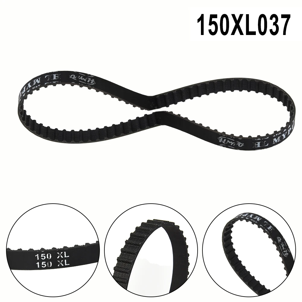 Description Picture 2 of itemHeat and Cold Resistant 150XL037 Rubber Timing Belt 75 Teeth Smooth Transmission Wide Transmission Ratio Range Long Lasting