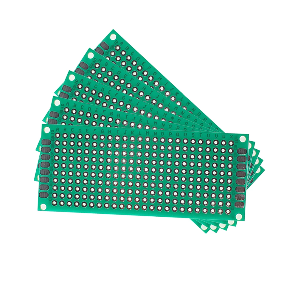 

5PCS 3*7CM PCB Board Single Side Prototype Board Green Universal Circuit Boards DIY Electronic Kit for Arduino