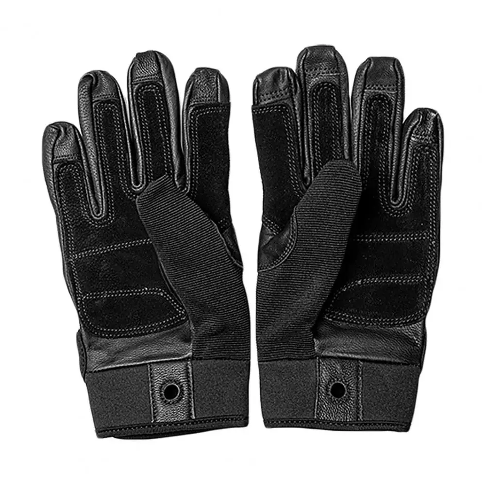 

1 Pair Practical Wear-resistant Elastic Outdoor Downhill Rescue Team Caving Full Finger Gloves for Industrial Construction