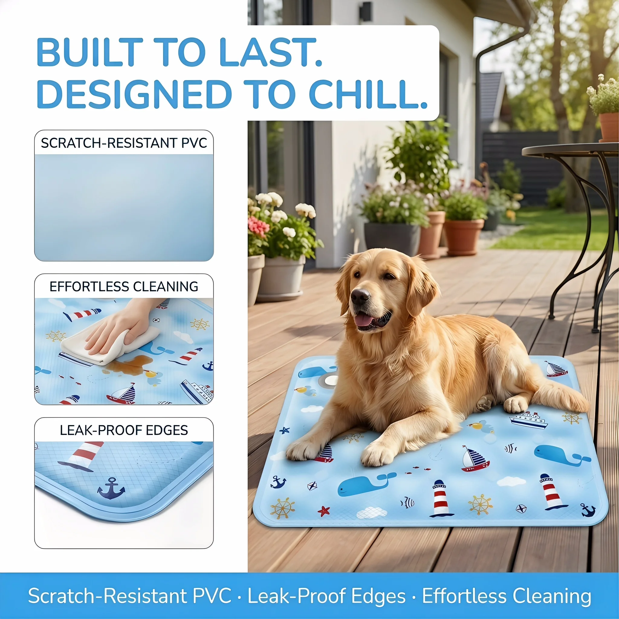 Summer Pet Cooling Pad For Dogs And Cats Universal Cooling Mat_voghion.com