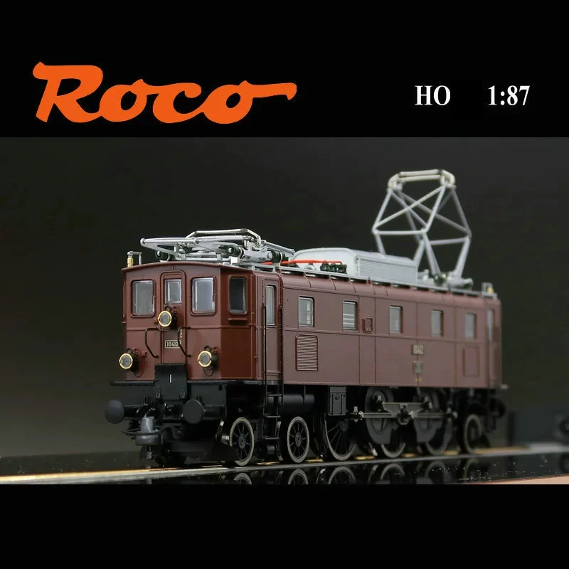 Train Model ROCO 1:87 HO Digital Sound Effect Power SBB Second Generation Historical Dark Red Electric Toy Train roco train model 1 87 ho 371 electric digital sound cd czech fifth generation 71232 red electric toy train