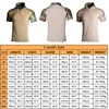 Men's Outdoor Sport Tactical T-shirt Breathable US T Shirts Combat Shirts Camo Hunt Shirts for Men Camping Hiking Climbing Tees 2