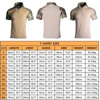 Men's Outdoor Sport Tactical T-shirt Breathable US T Shirts Combat Shirts Camo Hunt Shirts for Men Camping Hiking Climbing Tees 2
