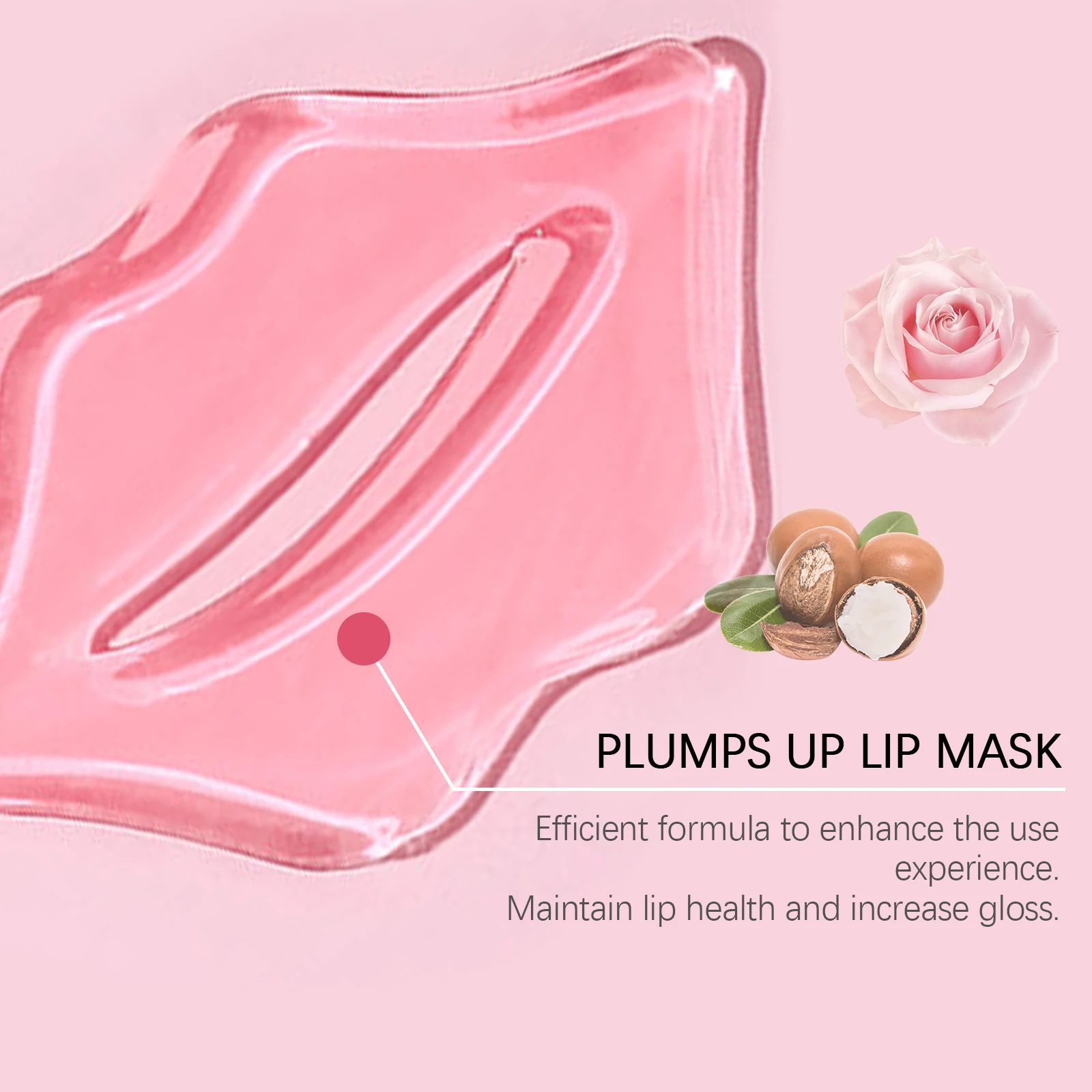 labial gel de colágeno, reparación hidratante, aclara las líneas de los labios, parches labiais, producto para el cuidado de la piel » labial gel de colágeno