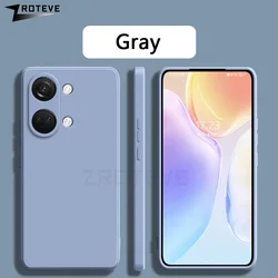 ZROTEVE Original TPU Liquid Silicone Soft Cover for OnePlus NordCE3 Lite (GRAY)