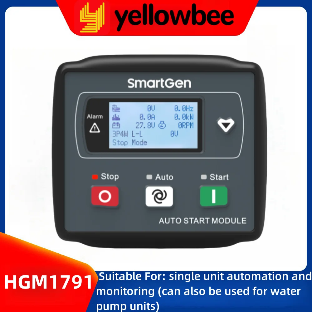 Smartgen HGM1791 발전기 컨트롤러는 단일 장치 자동화 및 모니터링에 ..